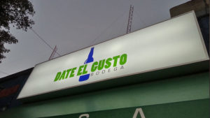 Carteles letreros luminos