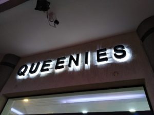 Letras corporeas con led