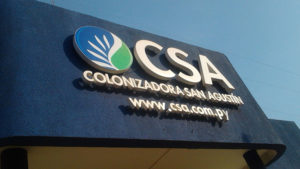 Letras corpóreas en chapa galvanizada