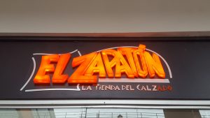 Letras corpóreas en acrílico