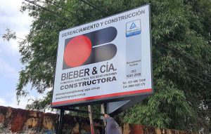 cartel rutero en paraguay