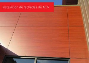 Instalacion de Paneles ACM