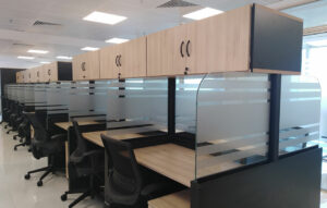 arenado en vinilo decoracion de oficinas en paraguay