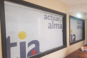 micro perforado vinilo colocación en paraguay