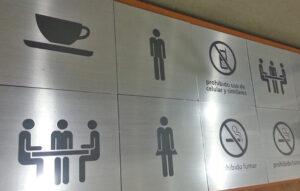 señaleticas acero inox paraguay
