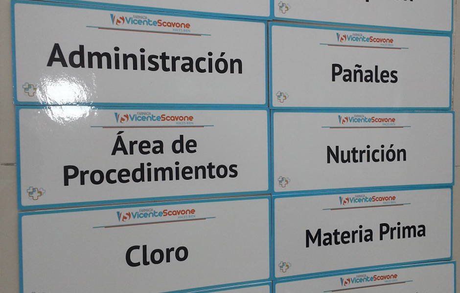 señaleticas señalizacion farmacias paraguay